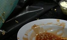 😈 busty hottie fingers and licks kinky brunette friend's wet pussy 👅