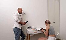 Stepfather Forces Study-Skipping Daughter Into Bent Over Discipline Fuck