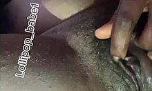 Sexy Black Babe's Horny Ass Shake After Smoking