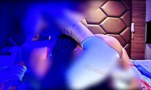 sexy colombian milf nurse outfit bareback pussy fuck creampie finish in dorm