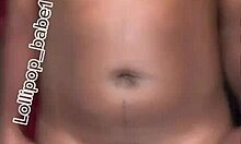 Sexy Black Babe's Horny Ass Shake After Smoking