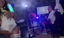 wife humiliates hubby by fucking all his friends at the home party?!