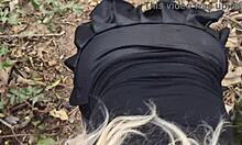 hey this hot married babe is fucking a stranger in the park right now