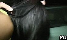 caught spying on tiny 18+ teen's public outdoor cash fuck pov