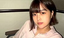 boyfriend drools over fresh bath girlfriend's pretty pussy and tits amateur japanese couple sex