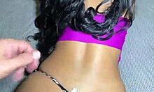 Explosive Double Creampie Inside Brazilian Housewife After Wild Ass Worship Dance