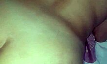 curvy fat ass wife takes monster cock creampie raw no condom second load bath