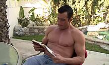 brunette teen's maxi booty crushes stepdad's monster cock hard