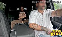 i can't stop watching this hot latina stroke and suck in the uber