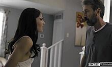 Stepdad Delivers Firm Spanking Punishment to Stepdaughter