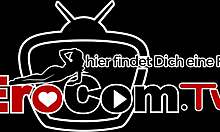 yo, check this skinny spanish blonde milf's first facial fuck