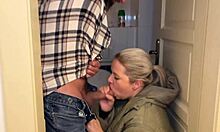 wanna see this horny big tit wife deepthroat neighbor's monster cock quickie?