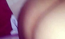 curvy fat ass wife takes monster cock creampie raw no condom second load bath