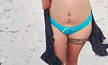 flashing my tits and ass on mexican beach who wants more? 🔥🍑🌴