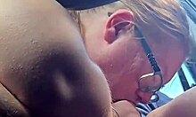 BBW GOBBLES MONSTER COCK DEEPTHROAT FOR LUNCH SPECIAL!