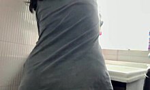 I'm silently tribbing my wet Latina lover's big ass passionately