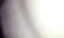 curvy fat ass wife takes monster cock creampie raw no condom second load bath