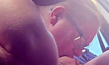 BBW GOBBLES MONSTER COCK DEEPTHROAT FOR LUNCH SPECIAL!