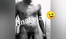 bisexual dude dives into tight anal threesome homemade fun