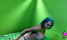 Goth Shemale Couple Lingerie Lesbian Garage Whore Compilation