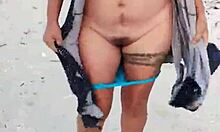 flashing my tits and ass on mexican beach who wants more? 🔥🍑🌴