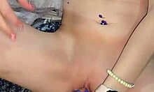 i tried the toy on my shaved milf pussy but hubby's fist stretched it gaping wide