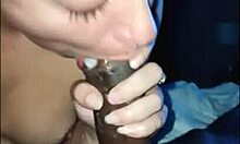 Petite Middle Eastern Beauty Deepthroats Massive Black Cock Cum Explosion