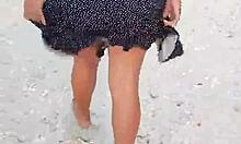 flashing my tits and ass on mexican beach who wants more? 🔥🍑🌴