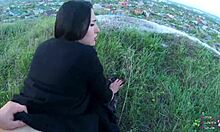 Curvy Goth Pawg Teen's Outdoor Mystery Unveiled