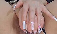 damn this colombian latina masturbates solo with dildo squirting everywhere