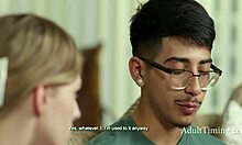 the 18yo virgin cheerleader rides her dorky friend's cock to spite the jocks over her v card bet