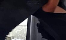 guy gets so horny rips jeans jerks huge cock balls ass closeup massive cumshot