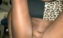 Horny Ebony Amateur Big Ass Takes Monster Black Cock in Wet Outdoor Pussy Public