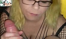 amateur gives super sloppy deepthroat blowjob close-up