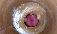 i'm exploding huge cum loads deep in her pussy with toy asmr vibes