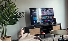 yo he busts his chinese stepsis snapping nudes now she's gotta fuck him pov style