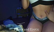 playing with sexy latina's pierced belly button fetish gets me so excited