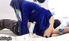 Indonesian Muslim Wife Facesits And Swallows Hubby's Cum Bunny Dress First Time!