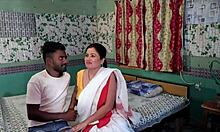 wanna see indian bhabhi get railed hard in threesome with stepsis and hubby? ffm creampie action!