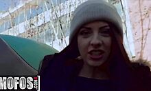 Rebecca Volpetti's Teasing Public Anal Play with Stranger in Daylight