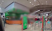 oh man that ravishing czech babe got seduced right in the shop and plowed pov style