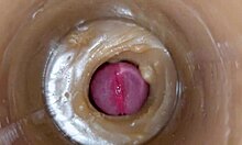 i'm exploding huge cum loads deep in her pussy with toy asmr vibes