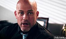 boss grabs secretary throats deep then fucks rough with fingering