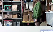 hey redhead shoplifter, ready for officer's deep cock strip search fuck?