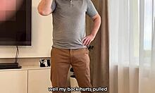 stepmom can't resist stepson's cock during her massage!!