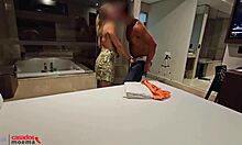 um seguidor dotado me fodeu forte e gozei tres vezes o corno viu tudinho ai meu deus