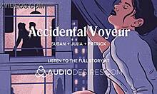 omg she's fingering her wet pussy watching neighbors fuck 😩🔥👀💦 hotel voyeur creampie roleplay