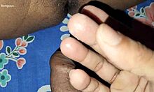 Hot bhabhi screams as friend's fingers fuck her wet cheating pussy!