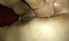 Corno stretches wife's gaping big pussy for brazilian lover's fisting interracial brunette pounding.