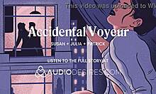 omg she's fingering her wet pussy watching neighbors fuck 😩🔥👀💦 hotel voyeur creampie roleplay